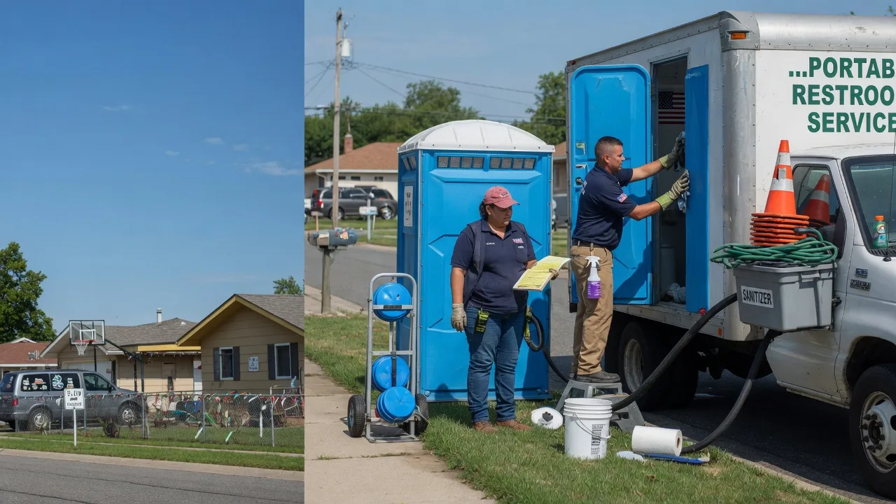 Portable Toilet Rental in Evansville, IL near me